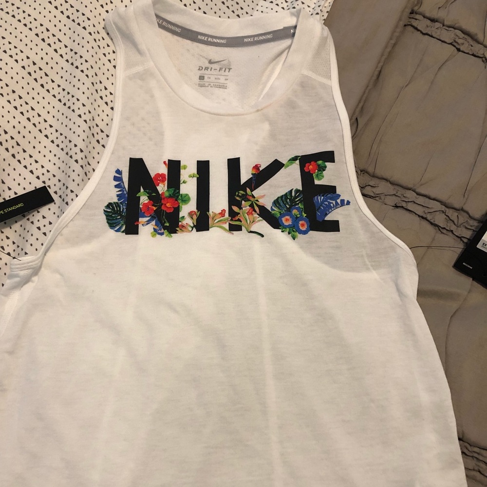 Nike floral tank